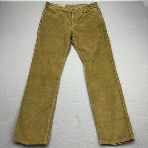 NWT Levi's Middy Straight‎ Corduroy Pants Jeans Brown Women's 32X30 Cotton NEW